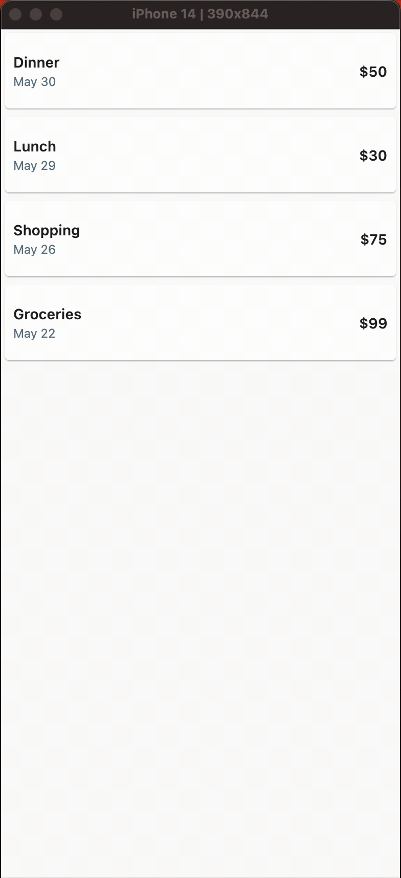 Bottom up slide transition